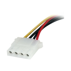 StarTech.com Cable de Alimentación de 15cm Adaptador Molex LP4 a SATA
