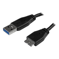 StarTech.com Cable 0,5m USB 3.0 Delgado - A Macho a Micro B Macho - Ca