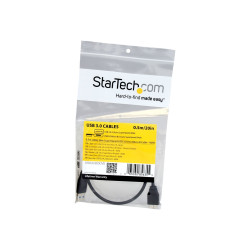 StarTech.com Cable 0,5m USB 3.0 Delgado - A Macho a Micro B Macho - Ca