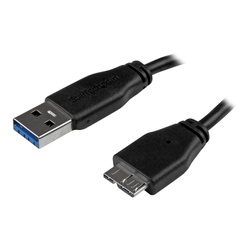 Cable 15CM USB 3.0 Delgado Macho A Micro B Macho | APLIUM