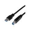 Cable 1M USB 3.0 USB B Macho A USB A Macho Certificado Ss | APLIUM