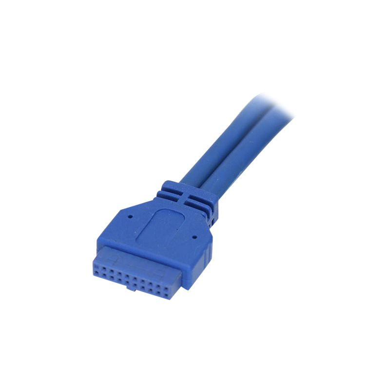 StarTech.com Cable Extensor 50cm 2 Puertos USB 3.0 para Montaje en Pan