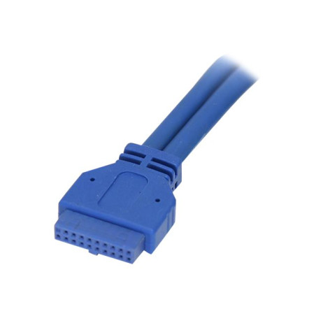 StarTech.com Cable Extensor 50cm 2 Puertos USB 3.0 para Montaje en Pan