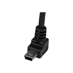 Cable 1M Mini USB B A USB A Acodado Hacia Arriba Adaptador | APLIUM