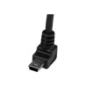 Cable 1M Mini USB B A USB A Acodado Hacia Arriba Adaptador | APLIUM