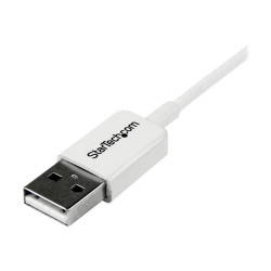 Cable 2M Micro USB B A USB A Adaptador Blanco Telefono | APLIUM