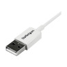 Cable 2M Micro USB B A USB A Adaptador Blanco Telefono | APLIUM