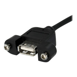 StarTech.com Cable de 30cm USB 2.0 de Montaje en Panel Conex | APLIUM