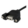 StarTech.com Cable de 30cm USB 2.0 de Montaje en Panel Conex | APLIUM