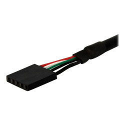 StarTech.com Cable de 30cm USB 2.0 de Montaje en Panel Conex | APLIUM