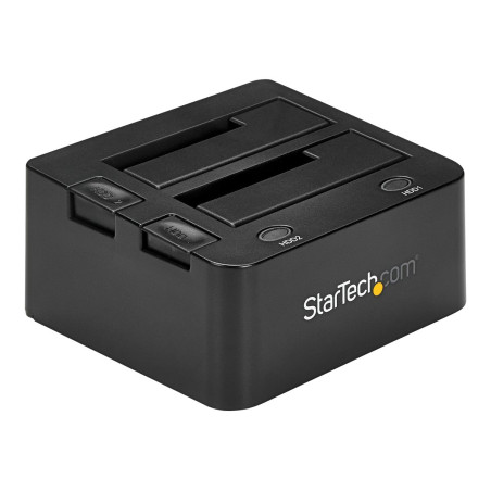 StarTech.com Dual-Bay USB 3.0 to SATA Hard Drive Docking Station, USB