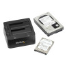 StarTech.com Dual-Bay USB 3.0 to SATA Hard Drive Docking Station, USB