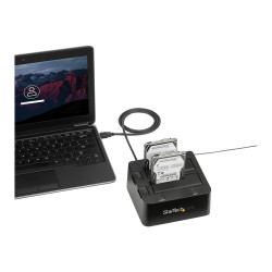StarTech.com Dual-Bay USB 3.0 to SATA Hard Drive Docking Station, USB