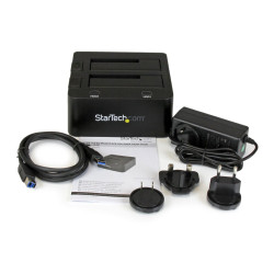 StarTech.com Dual-Bay USB 3.0 to SATA Hard Drive Docking Station, USB