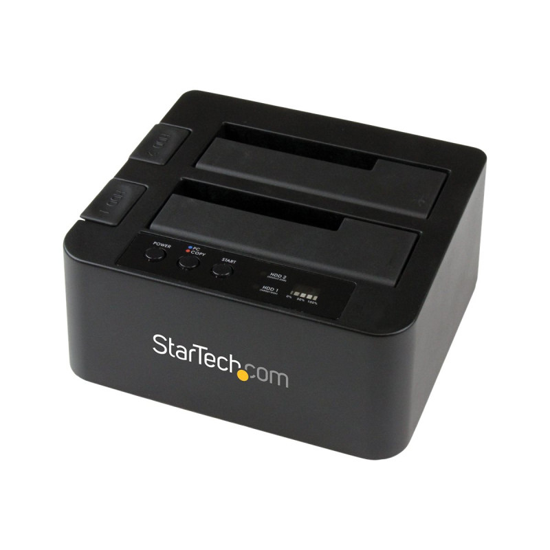 StarTech.com Dual Bay Hard Drive Duplicator, Standalone USB 3.0 (5 Gbp