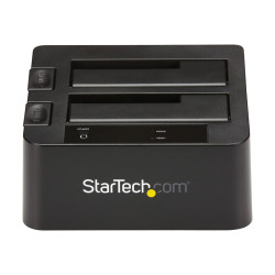 StarTech.com Dual-Bay USB 3.1 to SATA Hard Drive Docking Station, USB