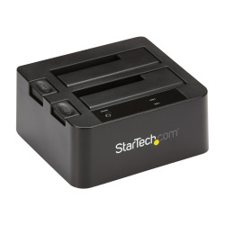 StarTech.com Dual-Bay USB 3.1 to SATA Hard Drive Docking Station, USB