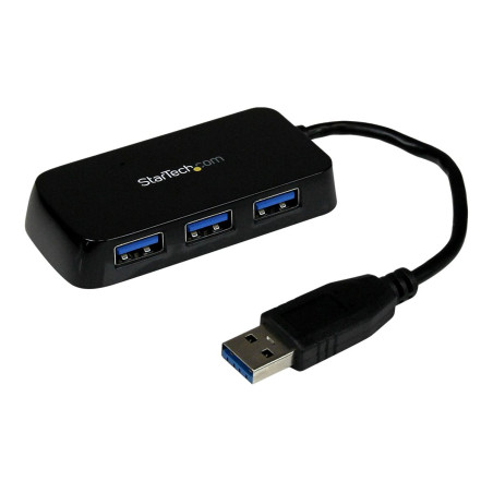 Startech Adaptador Concentrador Hub Ladrón USB 3.0 Super Speed 4 Puert