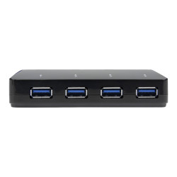 Startech Concentrador USB 3.0 de 4 Puertos - Ladrón con Puertos de Ca