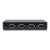 Startech Concentrador USB 3.0 de 4 Puertos - Ladrón con Puertos de Ca