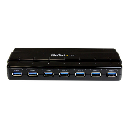StarTech.com Concentrador Ladrón USB 3.0 de 7 Puertos - Hub de Sobreme