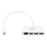StarTech.com Hub Concentrador USB 3.0 de 3 Puertos con USB-C | APLIUM