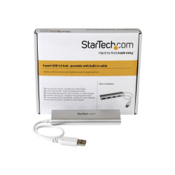 Concentrador USB 3.0 4 Puertos Hub Con Cable Incorporado | APLIUM
