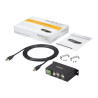 StarTech.com Concentrador Rugged USB 4 Puertos c/ Soporte de Montaje -
