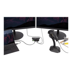 StarTech.com Concentrador Rugged USB 4 Puertos c/ Soporte de Montaje -