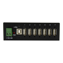 StarTech.com Adaptador Concentrador HUB Ladrón USB 2.0 de 7 Puertos Re