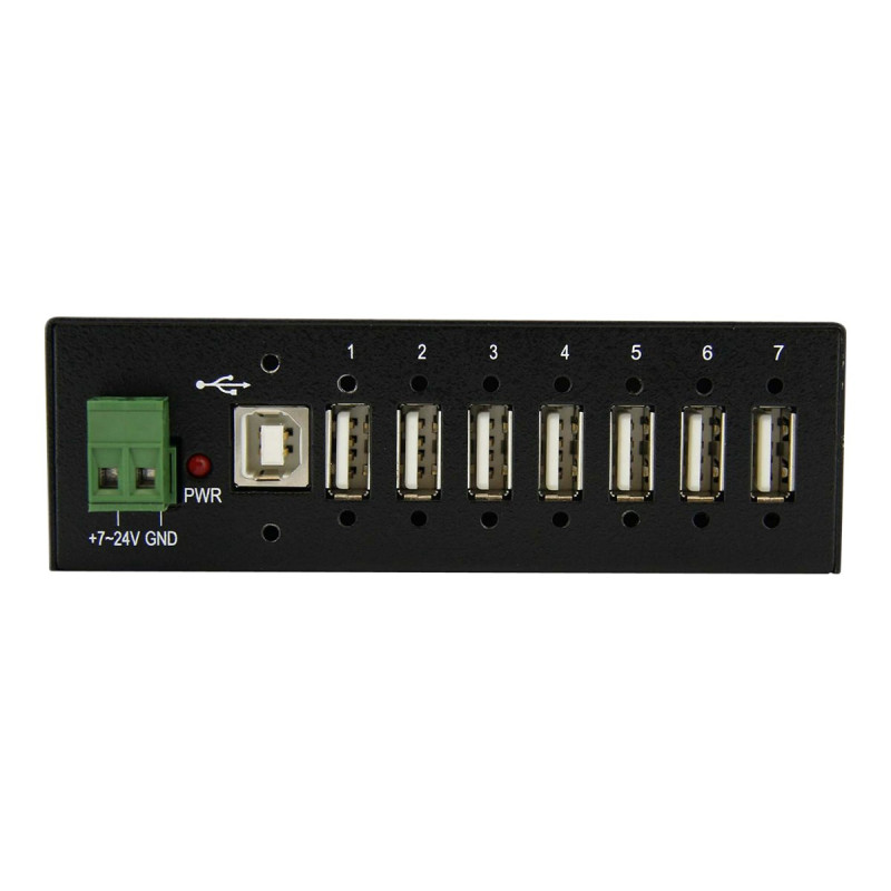StarTech.com Adaptador Concentrador HUB Ladrón USB 2.0 de 7 Puertos Re