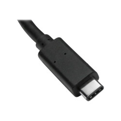 Startech Hub Concentrador USB 3.0 de 3 Puertos con USB-C y Ethernet Gi