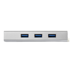 Startech Concentrador de 3 Puertos USB 3.0 con Adaptador de Red Ethern