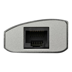 Startech Concentrador de 3 Puertos USB 3.0 con Adaptador de Red Ethern