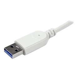 Startech Concentrador de 3 Puertos USB 3.0 con Adaptador de Red Ethern