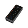 StarTech.com Concentrador USB 3.0 de 7 Puertos con Caja de Metal - Hub