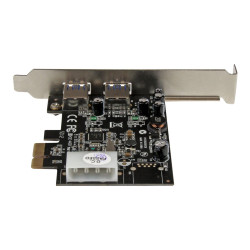 Startech Adaptador Tarjeta Controladora PCI Express PCI-E 2 Puertos US