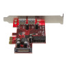 StarTech.com Adaptador tarjeta PCI Express 2 puertos USB 3.0 externos