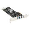 Startech Adaptador Tarjeta PCI Express PCI-E 4 Puertos USB 3.0 UASP 2