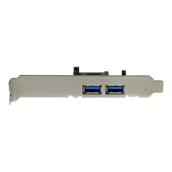 Tarjeta Pci Express 2 Puertos USB 3.0 Uasp Alimentacion Sata | APLIUM
