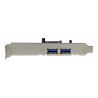 Tarjeta Pci Express 2 Puertos USB 3.0 Uasp Alimentacion Sata | APLIUM