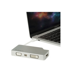 Startech Adaptador USB C Multipuertos de Vídeo HDMI, VGA, Mi | APLIUM