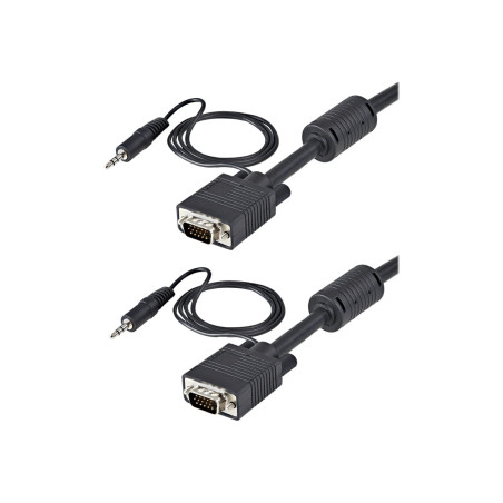 5m High Res Monitor VGA Cable w/Audio