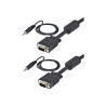 5m High Res Monitor VGA Cable w/Audio