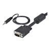 5m High Res Monitor VGA Cable w/Audio