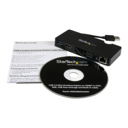 Replicador De Puertos USB 3.0 HDMI VGA Ethernet Dock Station | APLIUM