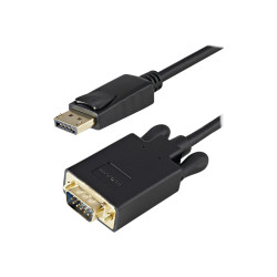 Cable 91CM Adaptador Conversor Displayport A VGA Activo Negr | APLIUM