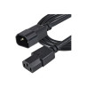 StarTech.com Cable de 1m de Extensión de Alimentación, C14 a C13, 10A