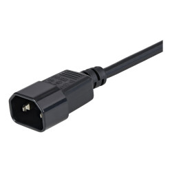 StarTech.com Cable de 1m de Extensión de Alimentación, C14 a C13, 10A