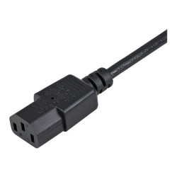 StarTech.com Cable de 1m de Extensión de Alimentación, C14 a C13, 10A